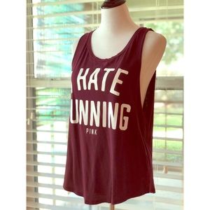 🆕🔥CLEARANCE! VS “I HATE RUNNING” Tank🔥🆕